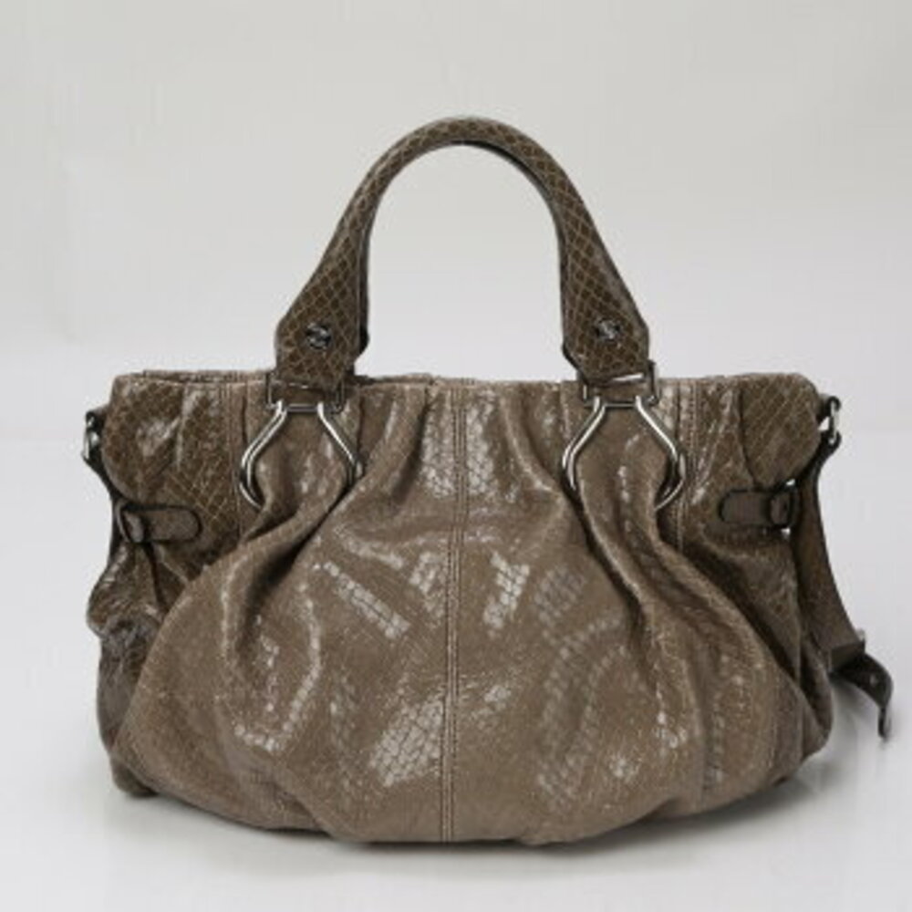 Celine Pillow Python Crocodile Leather Crossbody … - image 5